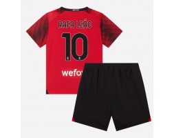 AC Milan Rafael Leao #10 Hemmakläder Barn 2023-24 Kortärmad (+ Korta byxor)